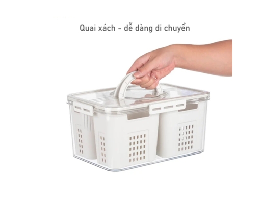 Hộp Thực Phẩm Cao Cấp 3 Ngăn Biohome ảnh 2
