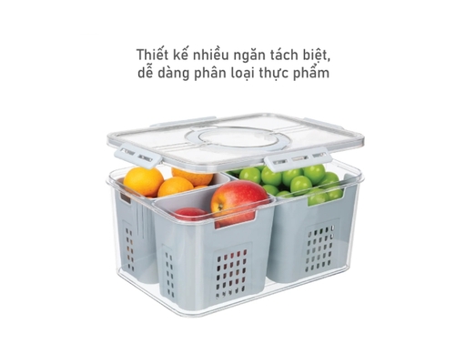 Hộp Thực Phẩm Cao Cấp 3 Ngăn Biohome ảnh 4
