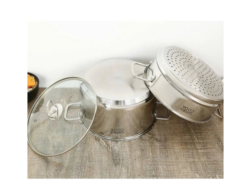 Nồi Xửng Hấp Đa Năng GCST02-24IH Green Cook ảnh 3