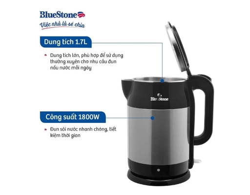 Bình Đun Siêu Tốc KTB-3468 1.7L BlueStone ảnh 1