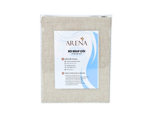 Bộ Drap Vải Lanh Poly 180x200cm MYM ảnh 6
