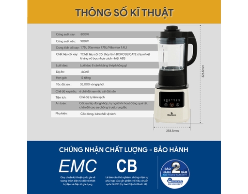 Máy Xay Nấu Đa Năng BLB-6035 BlueStone ảnh 7