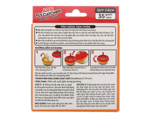 Bẫy Diệt Ruồi Giấm Fly Catcher 35g ARS ảnh 3