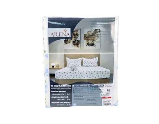 Bộ Drap Microfiber Nhung 180x200cm MYM ảnh 2