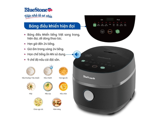 Nồi Cơm Điện Cao Tần 1.5L RCB-5991 BlueStone ảnh 3