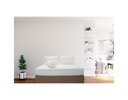 Tấm Drap Và Áo Gối Sọc Màu 180x200cm MYM ảnh 0