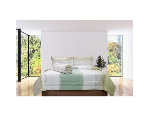 Bộ Drap Tencel 160x200cm Họa Tiết Sọc MYM ảnh 0