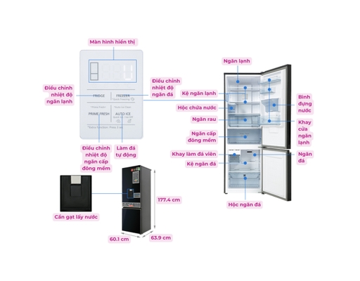 [Đặt Trước] Tủ Lạnh NR-BV361WGKV (325L) Panasonic ảnh 10