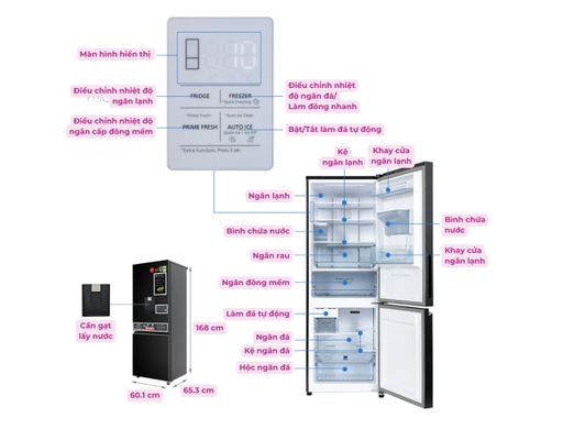 [Đặt Trước] Tủ Lạnh NR-BV331WGKV (300L) Panasonic ảnh 8
