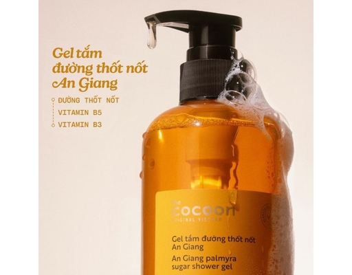 Gel Tắm Đường Thốt Nốt An Giang 500ml Cocoon ảnh 1