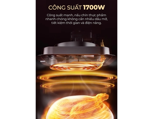 Nồi Chiên Không Dầu ECO AC-161 Dung Tích 6L Magic ảnh 6