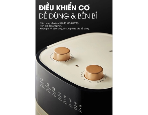 Nồi Chiên Không Dầu ECO AC-161 Dung Tích 6L Magic ảnh 7