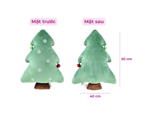 Gối Tựa For U Cây Thông Thêu Tuyết Tân Quang Lập ảnh 1