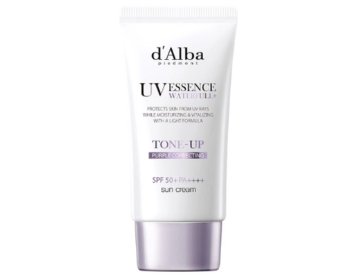 Kem Chống Nắng Dưỡng Trắng Tông Tím Hiệu Chỉnh Sắc Da Waterfull Tone-Up Sun Cream Purple 50ml d'Alba ảnh 0