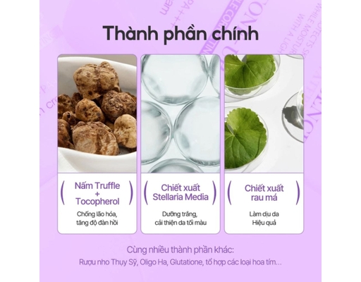 Kem Chống Nắng Dưỡng Trắng Tông Tím Hiệu Chỉnh Sắc Da Waterfull Tone-Up Sun Cream Purple 50ml d'Alba ảnh 4