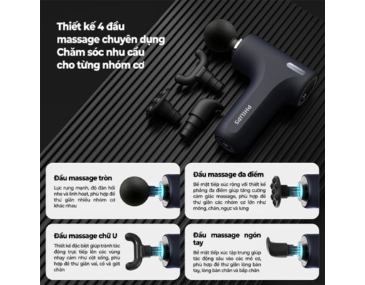 Súng Massage Đa Năng PPM7319 Philips ảnh 6