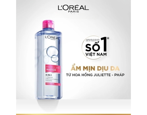 Nước Tẩy Trang Dưỡng Ẩm Cho Da Khô 400ml L'Oreal ảnh 1