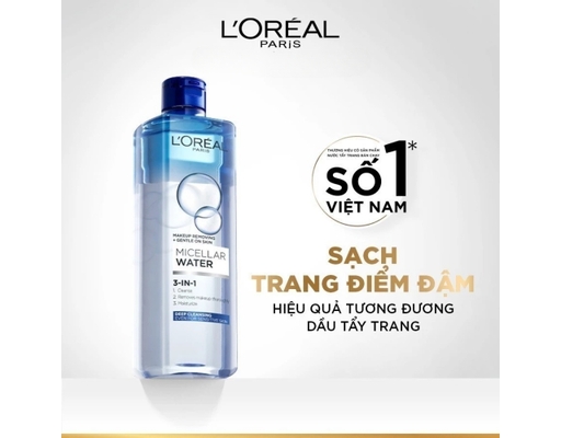 Nước Tẩy Trang Dưỡng Ẩm Cho Da Khô 400ml L'Oreal ảnh 3