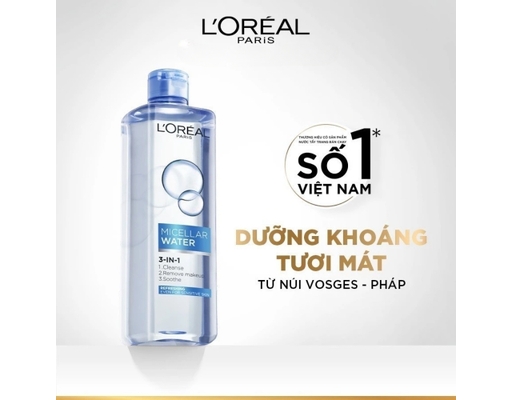 Nước Tẩy Trang 3in1 Micellar Sạch Sâu 400ml L'Oreal ảnh 2