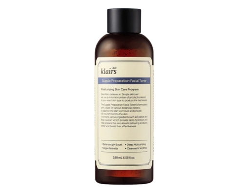 Nước Hoa Hồng Dưỡng Ẩm Có Mùi Supple Preparation Facial Toner 180ml Klairs ảnh 0