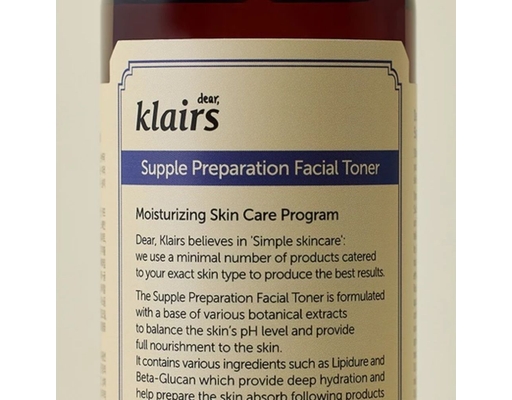 Nước Hoa Hồng Dưỡng Ẩm Có Mùi Supple Preparation Facial Toner 180ml Klairs ảnh 4