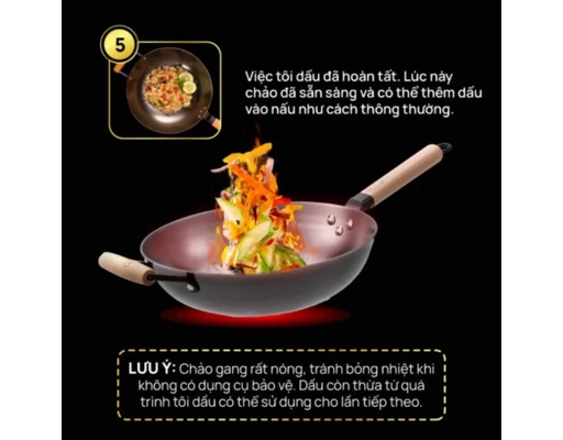 Chảo Gang 1 Tay Cầm Nitrigan 30cm La Gourmet ảnh 14