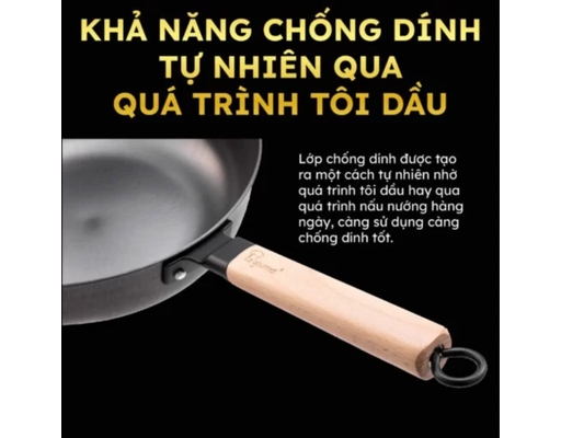 Chảo Gang 1 Tay Cầm Nitrigan 30cm La Gourmet ảnh 7