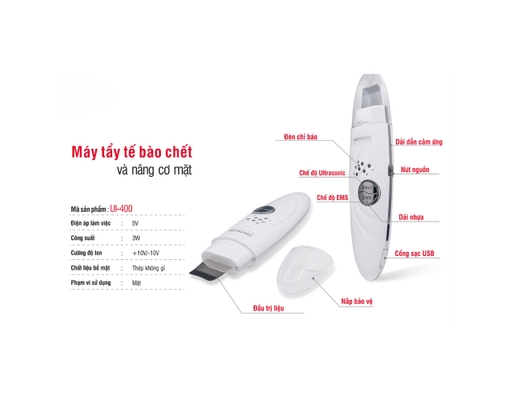 Máy Tẩy Tế Bào Chết Và Nâng Cơ Mặt  UI400 Lifetrons ảnh 1