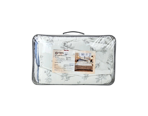 Bộ Chăn Drap Gối Vải Đũi 160x200cm Kenhome ảnh 10