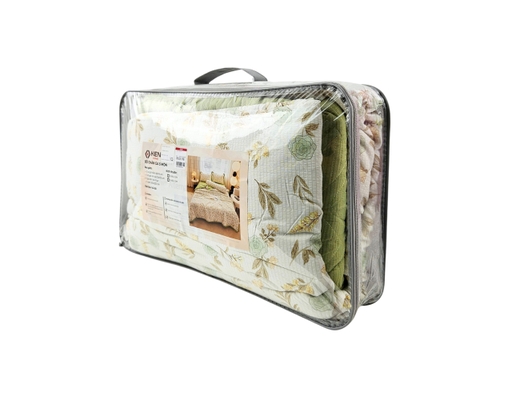 Bộ Chăn Drap Gối Vải Đũi 180x200cm Kenhome ảnh 11