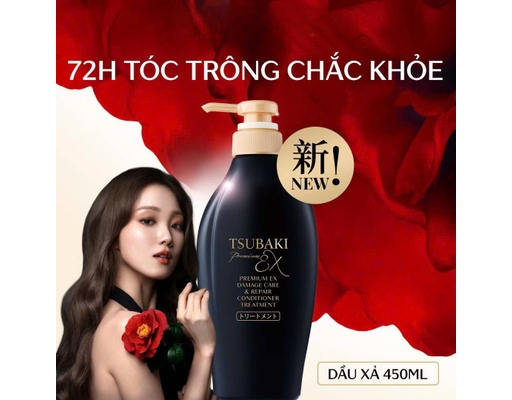 Dầu Xả Phục Hồi Chuyên Sâu Premium Ex Damage Care & Repair Conditioner 450ml TSUBAKI ảnh 2