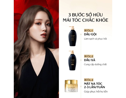 Dầu Xả Phục Hồi Chuyên Sâu Premium Ex Damage Care & Repair Conditioner 450ml TSUBAKI ảnh 7