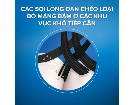 Vỉ 3 Bàn Chải Đánh Răng Than Hoạt Tính Cross Action Charcoal Oral-B ảnh 2