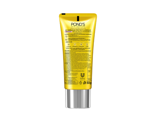 Kem Chống Nắng Dưỡng Sáng UV Miracle Protect & Repair Sunscreen Bright SPF50+ PA++++ 50g POND'S ảnh 1