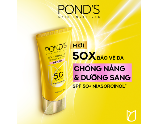 Kem Chống Nắng Dưỡng Sáng UV Miracle Protect & Repair Sunscreen Bright SPF50+ PA++++ 50g POND'S ảnh 2