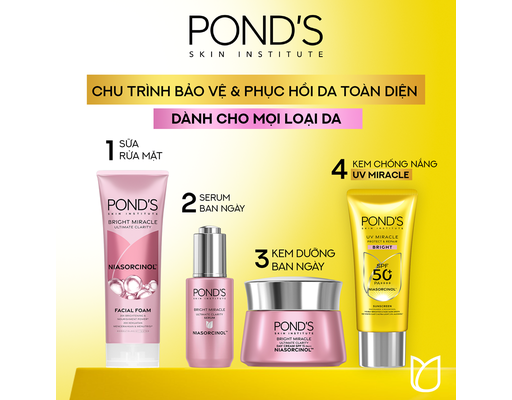 Kem Chống Nắng Dưỡng Sáng UV Miracle Protect & Repair Sunscreen Bright SPF50+ PA++++ 50g POND'S ảnh 4