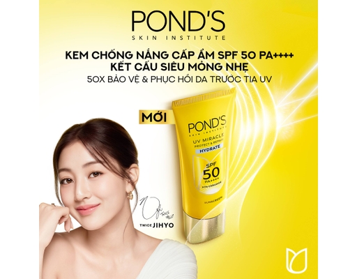 Kem Chống Nắng Cấp Ẩm UV Miracle Protect & Repair Sunscreen Hydrate SPF50+ PA++++ 50g POND'S ảnh 3