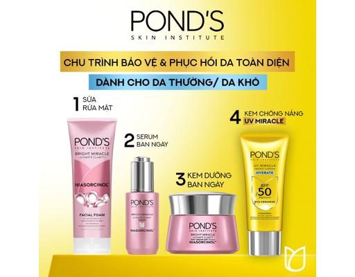 Kem Chống Nắng Cấp Ẩm UV Miracle Protect & Repair Sunscreen Hydrate SPF50+ PA++++ 50g POND'S ảnh 5