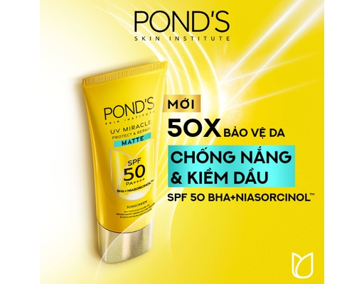 Kem Chống Nắng Kiềm Dầu UV Miracle Protect & Repair Sunscreen Matte SPF50+ PA++++ 50g POND'S ảnh 2