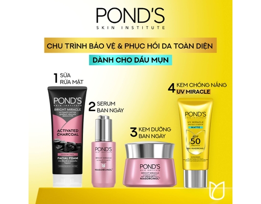 Kem Chống Nắng Kiềm Dầu UV Miracle Protect & Repair Sunscreen Matte SPF50+ PA++++ 50g POND'S ảnh 4