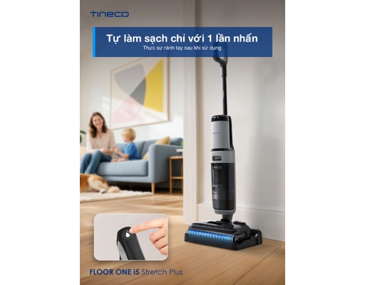 Máy Lau Sàn Hút Bụi Floor One I5 Plus Tineco ảnh 12