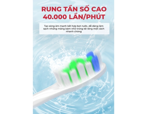 Bàn Chải Đánh Răng Điện B-26 Màu Tím Magic ảnh 3