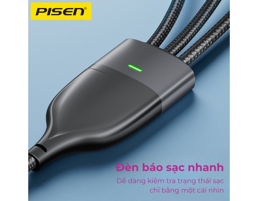 Cáp Sạc Pro Mars 3In1 AP-FC15-1200 Pisen ảnh 5