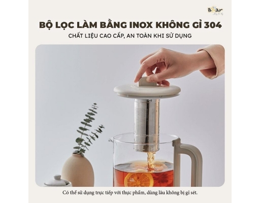Ấm Siêu Tốc Pha Trà YSH-E15M1 Dung Tích 1.5L Bear ảnh 6