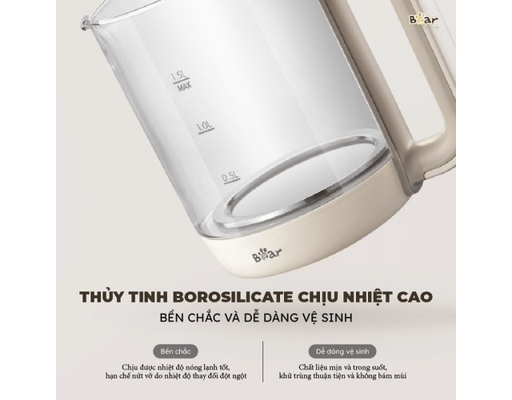 Ấm Siêu Tốc Pha Trà YSH-E15M1 Dung Tích 1.5L Bear ảnh 7