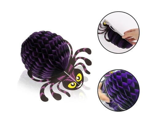 Mô Hình Giấy Trang Trí Halloween 002 Nhện 20x25cm Tân Hồng Vận ảnh 1