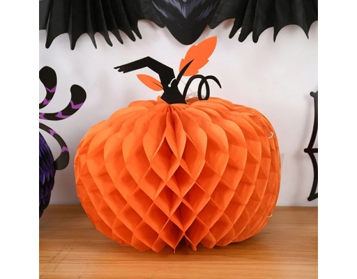 Mô Hình Giấy Trang Trí Halloween 003 Bí Ngô 20x25cm Tân Hồng Vận ảnh 1