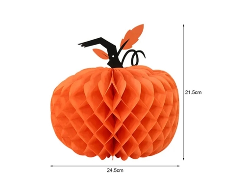 Mô Hình Giấy Trang Trí Halloween 003 Bí Ngô 20x25cm Tân Hồng Vận ảnh 5
