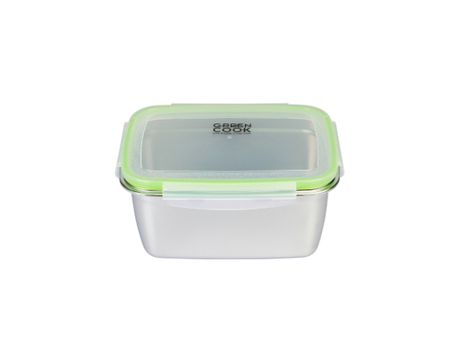 Hộp Lưu Trữ Thực Phẩm Inox 304 GCFC251-1300 Dung Tích 1300ml Green Cook ảnh 1