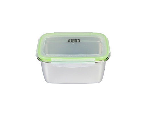 Hộp Lưu Trữ Thực Phẩm Inox 304 GCFC251-1800 Dung Tích 1800ml Green Cook ảnh 1